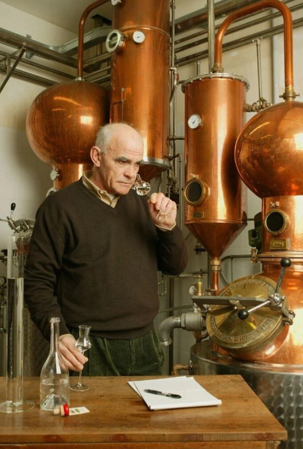 Oria's first brandy alongside Vittorio Capovilla