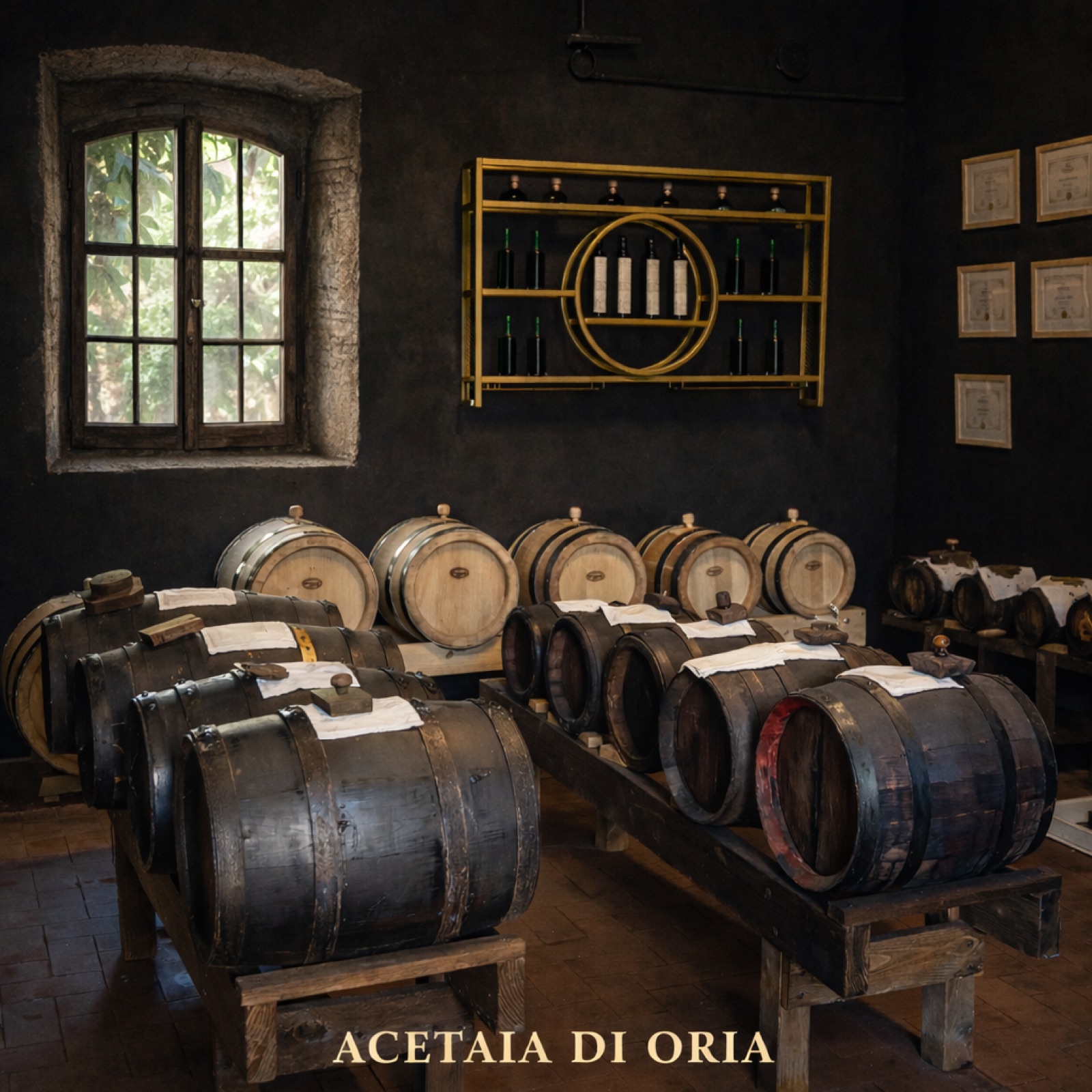 Tempus Manet — el aceto balsamico de Oria envejeciendo en barricas